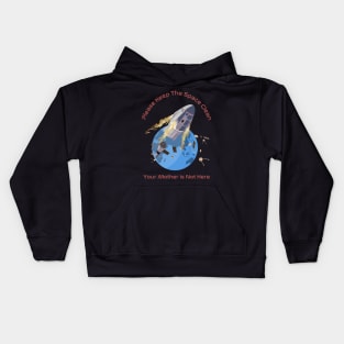 Space Trash - Bootleg Parody Kids Hoodie